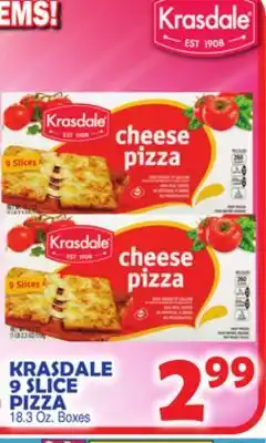 Bravo Supermarkets KRASDALE 9 SLICE PIZZA offer