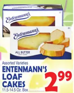 Bravo Supermarkets ENTENMANN'S LOAF CAKES offer