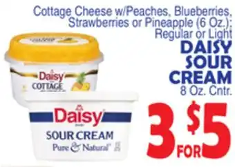 Bravo Supermarkets DAISY SOUR CREAM 8 Oz. Cntr offer