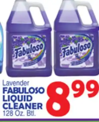 Bravo Supermarkets FABULOSO LIQUID CLEANER offer