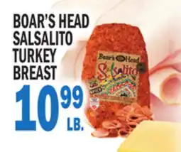 Bravo Supermarkets BOAR'S HEAD SALSALITO TURKEY BREAST offer