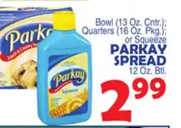 Bravo Supermarkets PARKAY SPREAD 12 Oz. Btl offer