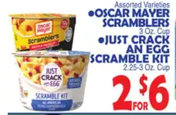 Bravo Supermarkets • OSCAR MAYER SCRAMBLERS • JUST CRACK AN EGG SCRAMBLE KIT offer