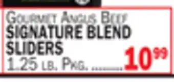 Bravo Supermarkets SIGNATURE BLEND SLIDERS offer