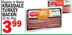 Bravo Supermarkets KRASDALE TURKEY BACON offer