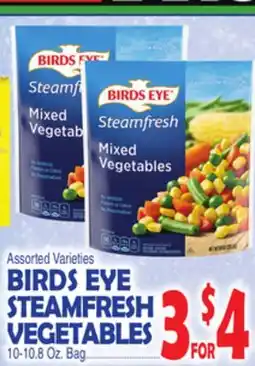 Bravo Supermarkets BIRDS EYE STEAMFRESH VEGETABLES offer