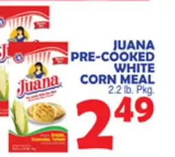 Bravo Supermarkets JUANA PRE-COOKED WHITE CORN MEAL offer