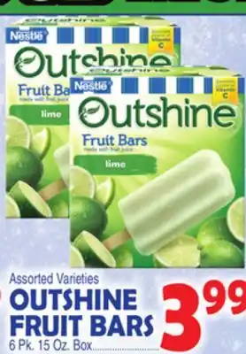 Bravo Supermarkets OUTSHINE FRUIT BARS offer