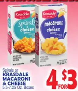 Bravo Supermarkets KRASDALE SPIRALS OR MACARONI & CHEESE offer