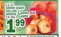 Bravo Supermarkets GREEN GIANT YELLOW ONIONS offer