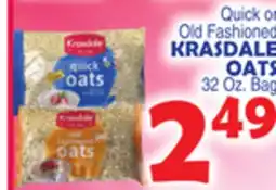 Bravo Supermarkets KRASDALE OATS offer