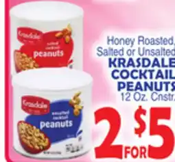 Bravo Supermarkets KRASDALE COCKTAIL PEANUTS offer