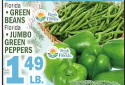 Bravo Supermarkets GREEN BEANS, JUMBO GREEN PEPPERS offer