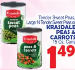 Bravo Supermarkets KRASDALE PEAS & CARROTS offer