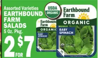 Bravo Supermarkets EARTHBOUND FARM SALADS offer