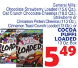 Bravo Supermarkets COCOA PUFFS LOADED 13 Oz. Box offer