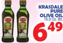 Bravo Supermarkets KRASDALE PURE OLIVE OIL offer