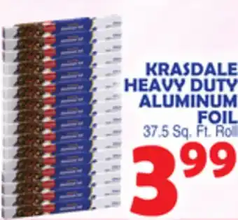 Bravo Supermarkets KRASDALE HEAVY DUTY ALUMINUM FOIL offer