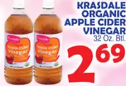 Bravo Supermarkets KRASDALE ORGANIC APPLE CIDER VINEGAR offer