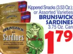 Bravo Supermarkets BRUNSWICK SARDINES 3.75 Oz. Can offer