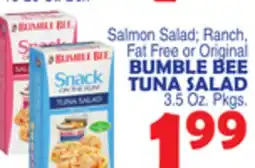 Bravo Supermarkets BUMBLE BEE TUNA SALAD offer