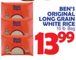 Bravo Supermarkets BEN'S ORIGINAL LONG GRAIN WHITE RICE offer