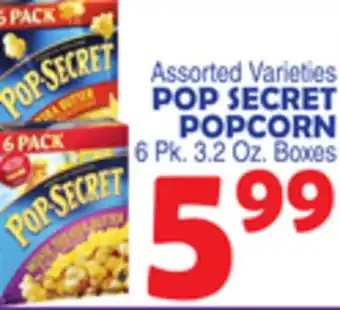 Bravo Supermarkets POP SECRET POPCORN offer