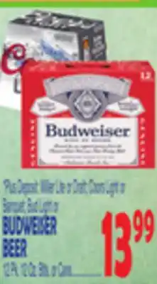 Bravo Supermarkets BUDWEISER BEER offer