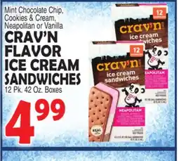 Bravo Supermarkets CRAV'N FLAVOR FLAVOR ICE CREAM ICE CREAM offer