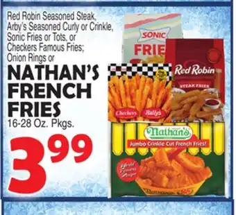 Bravo Supermarkets NATHAN'S FRENCH FRIES offer