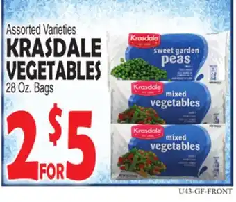 Bravo Supermarkets KRASDALE VEGETABLES offer