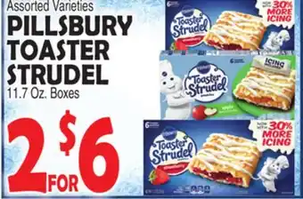 Bravo Supermarkets PILLSBURY TOASTER STRUDEL offer