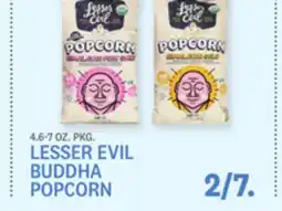 Kings Food Markets LESSER EVIL BUDDHA POPCORN offer