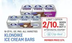 Kings Food Markets KLONDIKE ICE CREAM BARS offer