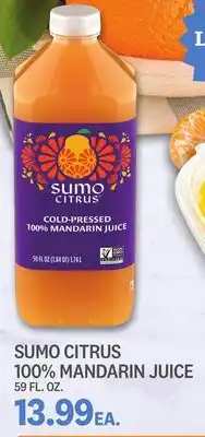 Kings Food Markets SUMO CITRUS 100% MANDARIN JUICE offer