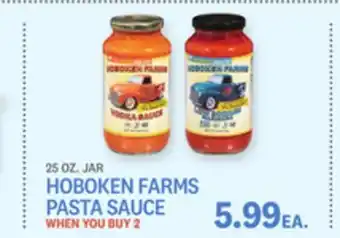 Kings Food Markets HOBOKEN FARMS PASTA SAUCE offer