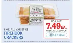 Kings Food Markets FIREHOOK CRACKERS offer