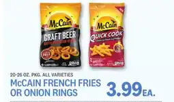 Kings Food Markets McCAIN FRENCH FRIES OR ONION RINGS offer