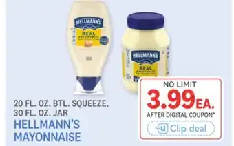 Kings Food Markets HELLMANN'S MAYONNAISE offer