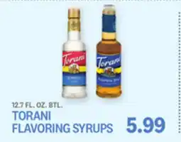 Kings Food Markets TORANI FLAVORING SYRUPS offer