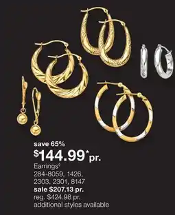 JC Penney Earrings◊ offer