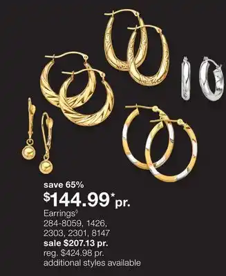 JC Penney Earrings◊ offer