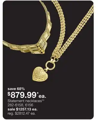 JC Penney Statement necklaces‡◊ offer