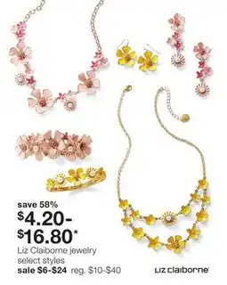 JC Penney Liz Claiborne jewelry offer