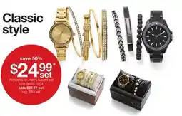 JC Penney Women's or men's boxed set offer