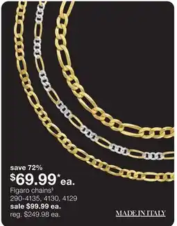 JC Penney Figaro chains§ offer