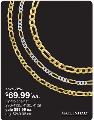 JC Penney Figaro chains§ offer