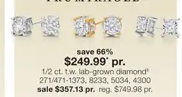 JC Penney 1/2 ct. t.w. lab-grown diamond‡ offer