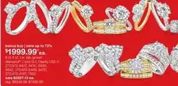 JC Penney 3 to 4 ct. t.w. lab-grown diamond Color G-I, Clarity VS2-I1 272 offer