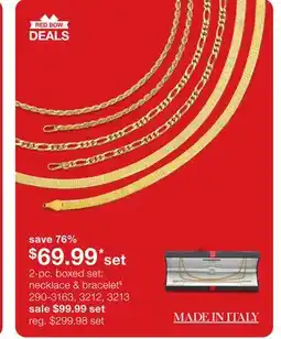 JC Penney 2-pc. boxed set necklace & bracelet offer